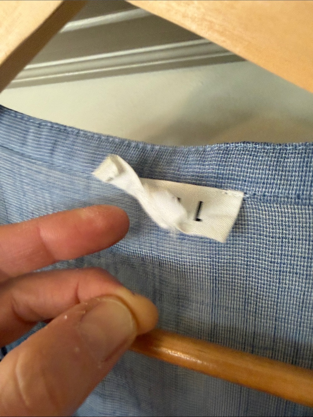 THML Light Blue Textured V-Neck Tank - Picture 2 of 7
